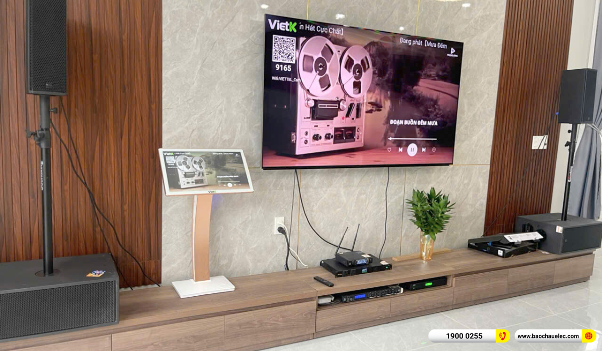 Lắp đặt dàn karaoke RCF gần 292tr cho chị Tú tại Cà Mau