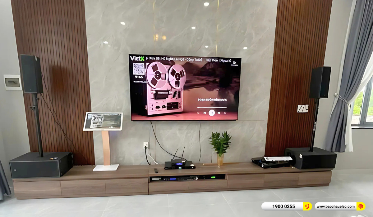 Lắp đặt dàn karaoke RCF gần 292tr cho chị Tú tại Cà Mau