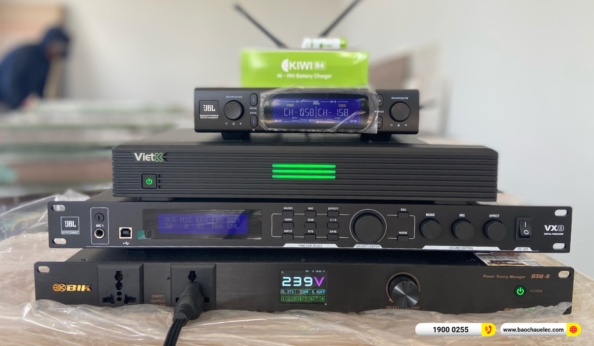 Lắp đặt dàn karaoke RCF gần 292tr cho chị Tú tại Cà Mau