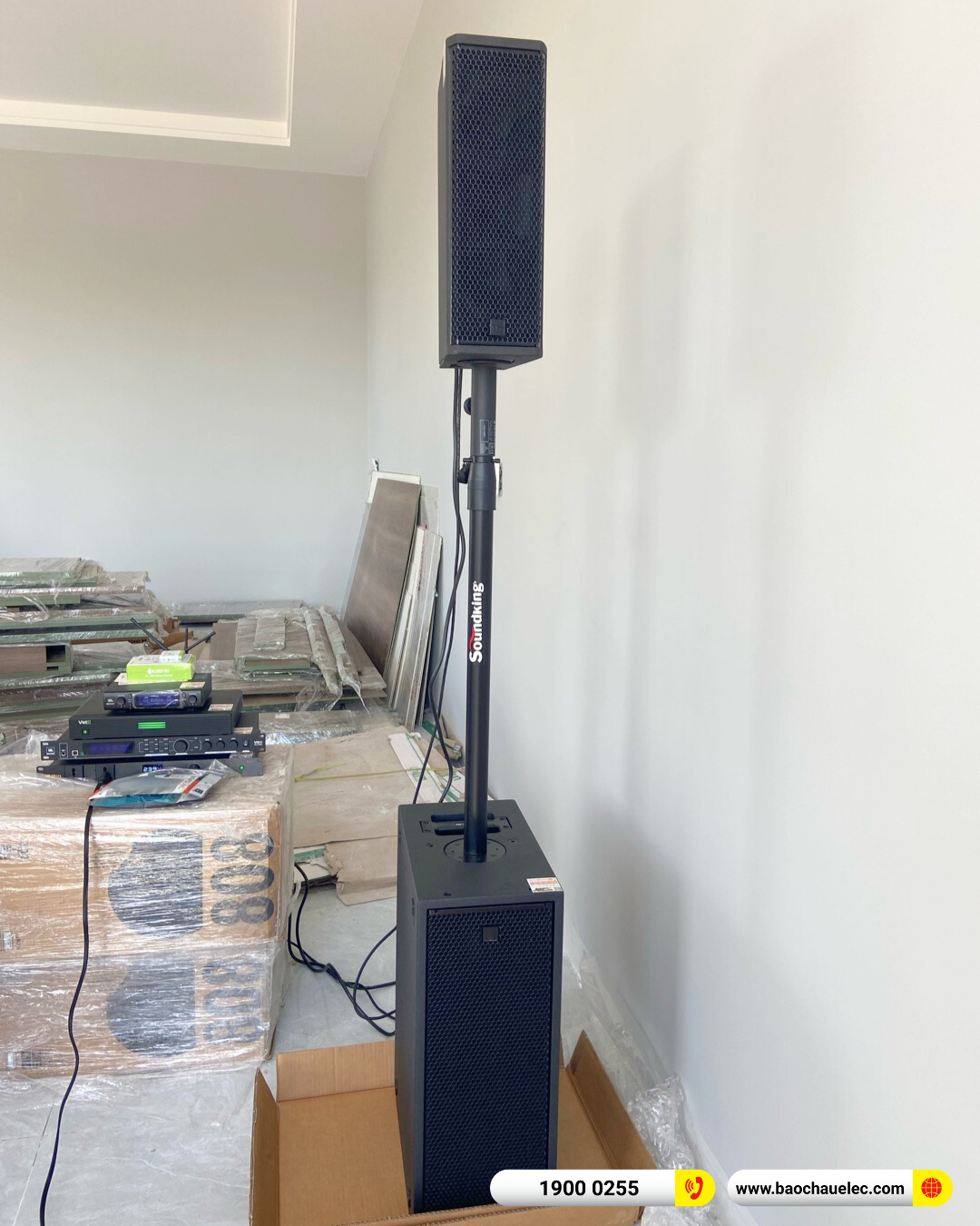 Lắp đặt dàn karaoke RCF gần 292tr cho chị Tú tại Cà Mau