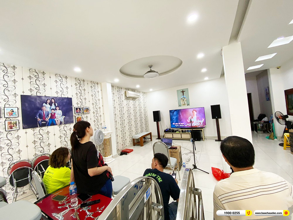 Lắp đặt dàn karaoke RCF gần 91tr cho chị Vân ở TPHCM