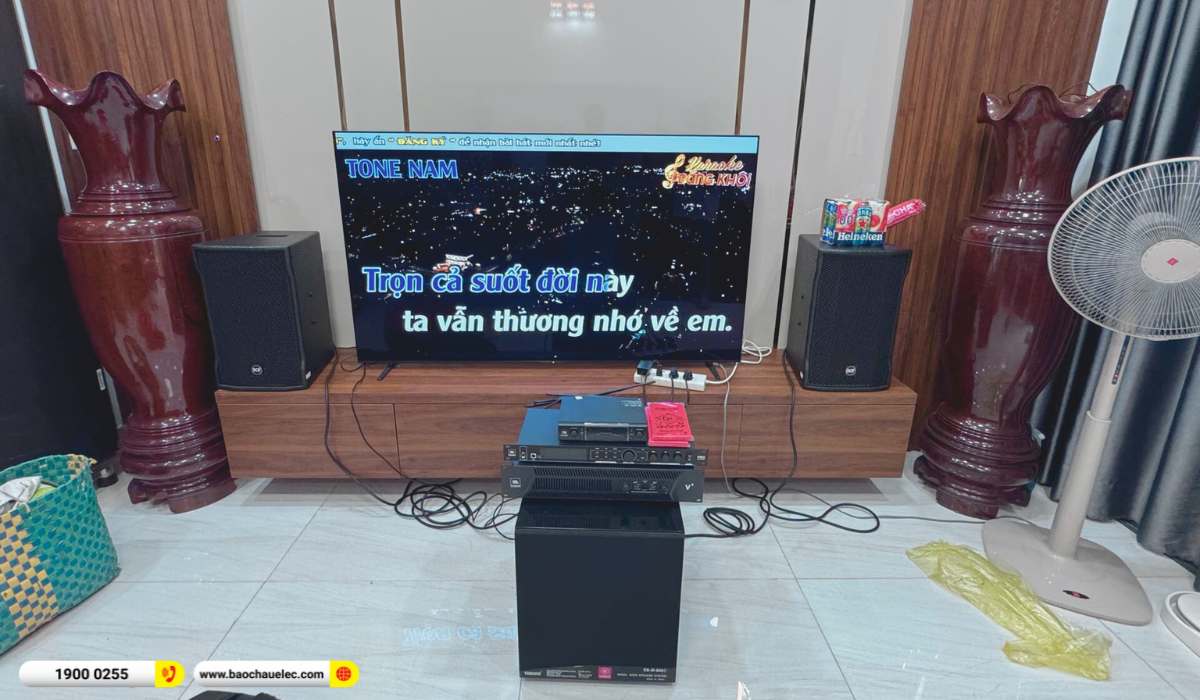 Lắp đặt dàn karaoke RCF hơn 84tr cho cô Huyền tại TP HCM