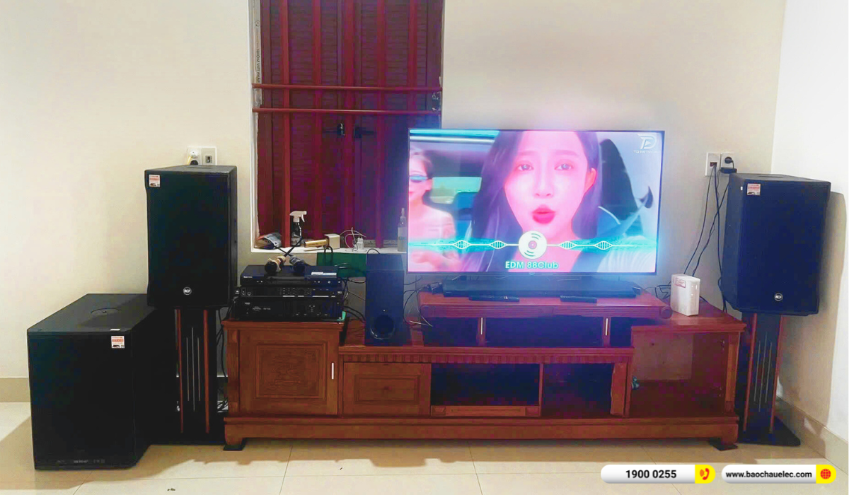 Lắp đặt dàn karaoke RCF gần 139tr cho anh Tiến tại Bắc Giang