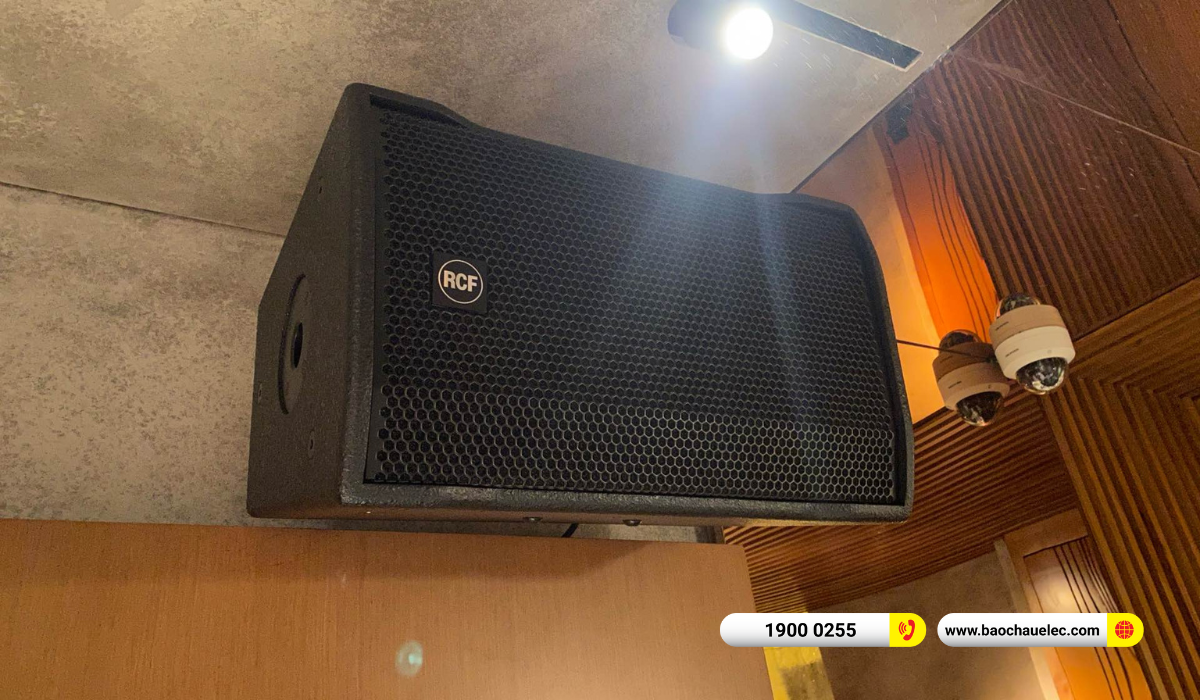 Lắp đặt dàn karaoke RCF gần 140tr cho anh Dương tại TPHCM