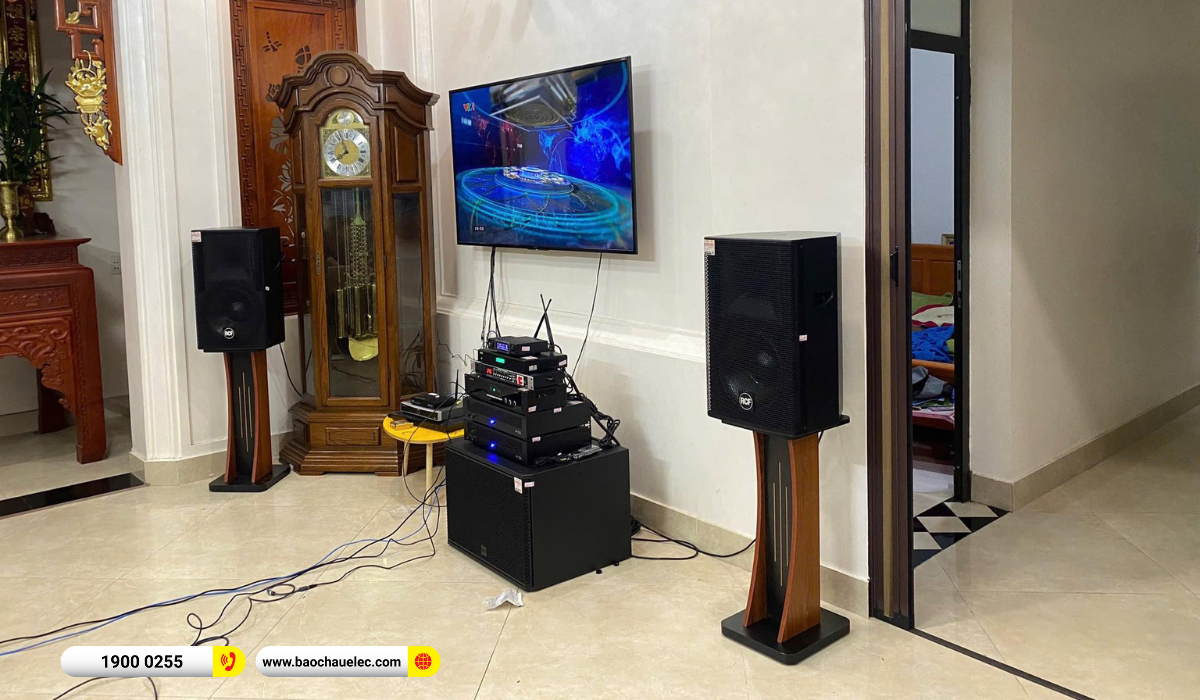 Lắp đặt dàn karaoke RCF gần 196tr cho anh Sơn tại Bắc Ninh