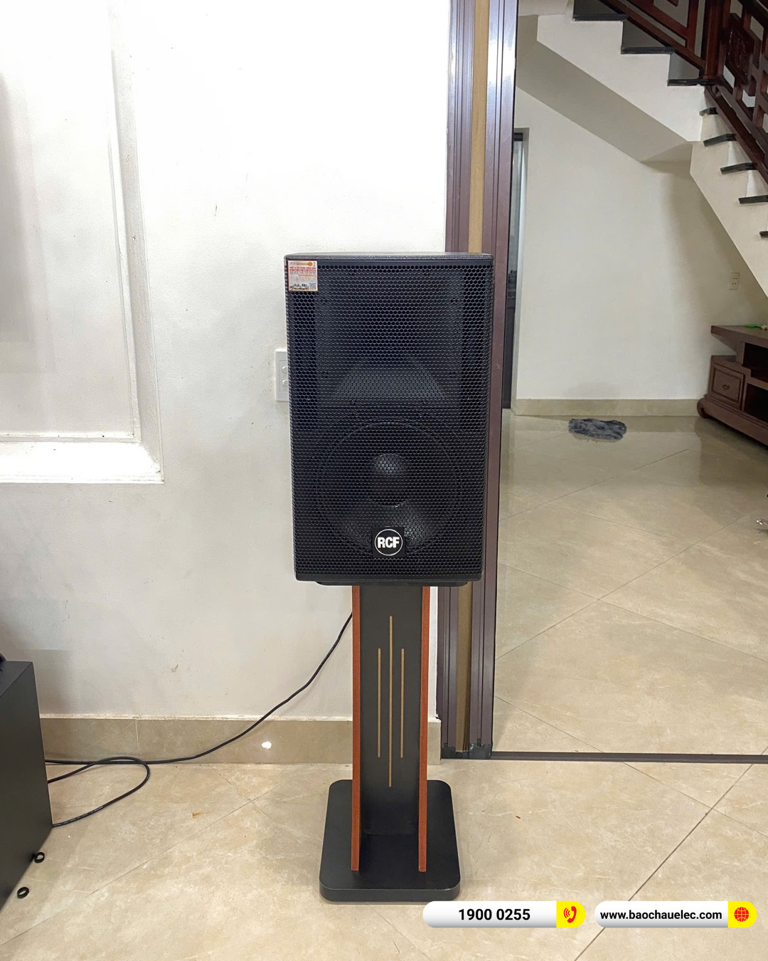 Lắp đặt dàn karaoke RCF gần 196tr cho anh Sơn tại Bắc Ninh