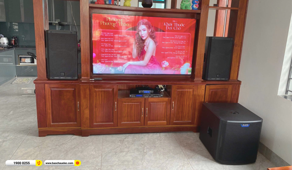 Lắp đặt dàn karaoke RCF gần 71tr cho anh Hùng tại Thanh Hóa