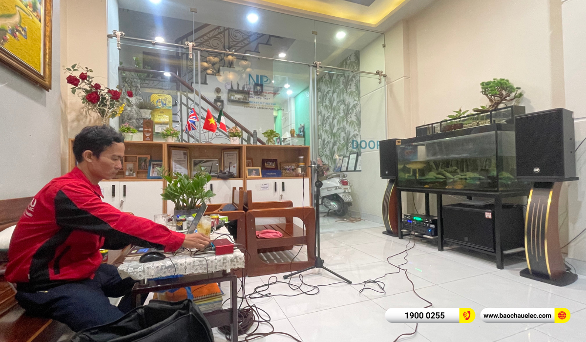 Lắp đặt dàn karaoke RCF gần 78tr cho anh Trung tại TP HCM