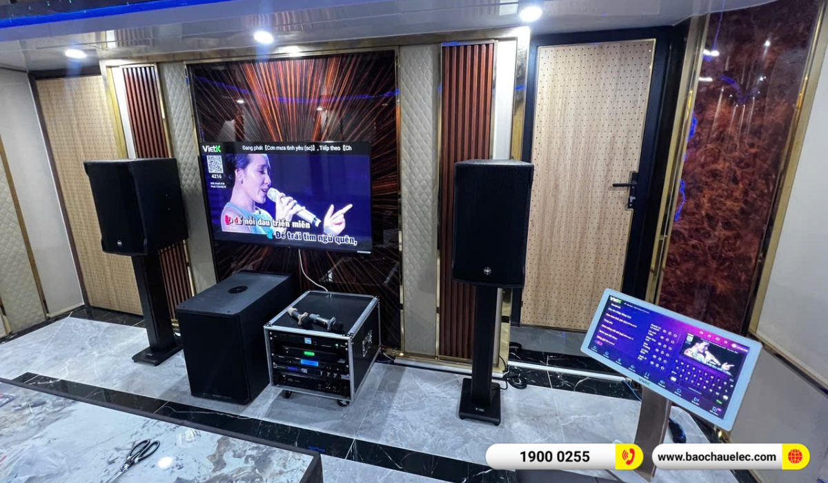 Lắp đặt dàn karaoke RCF hơn 156tr cho anh Quảng tại Hà Nội