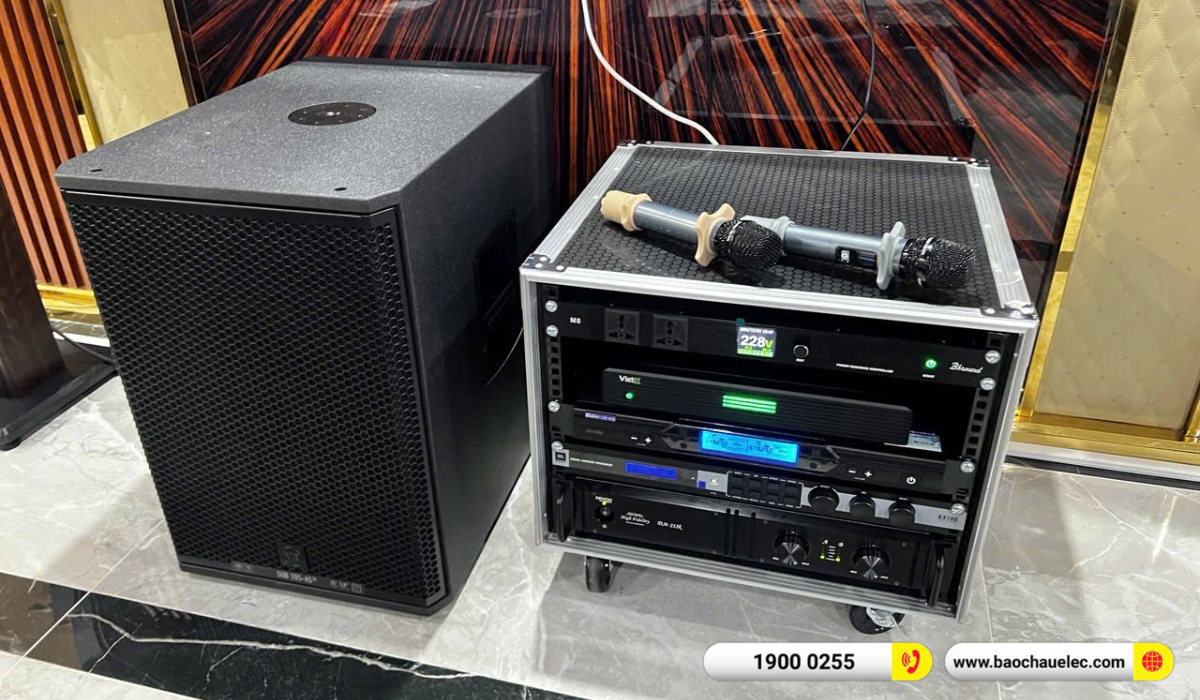 Lắp đặt dàn karaoke RCF hơn 156tr cho anh Quảng tại Hà Nội