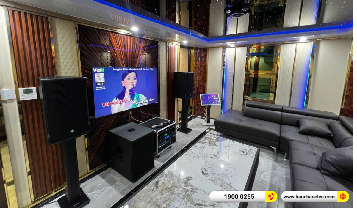 Lắp đặt dàn karaoke RCF hơn 156tr cho anh Quảng tại Hà Nội