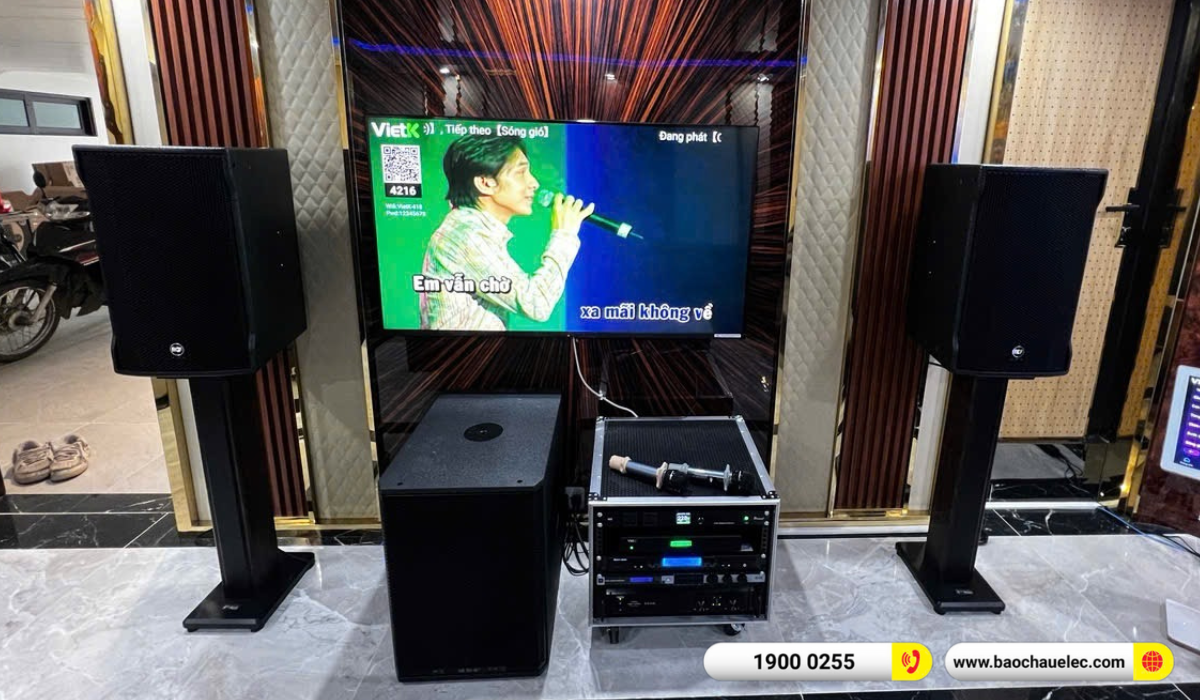 Lắp đặt dàn karaoke RCF hơn 156tr cho anh Quảng tại Hà Nội