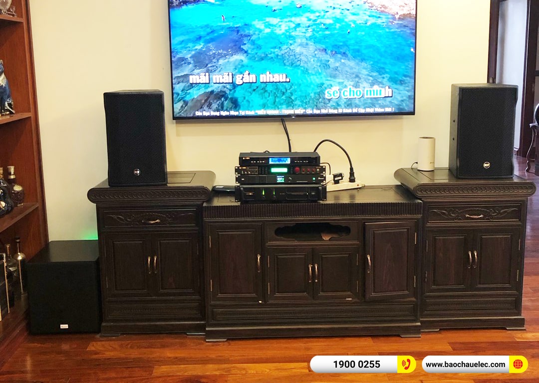 Lắp đặt dàn karaoke RCF hơn 75tr cho cô Hiền tại Hà Nội 