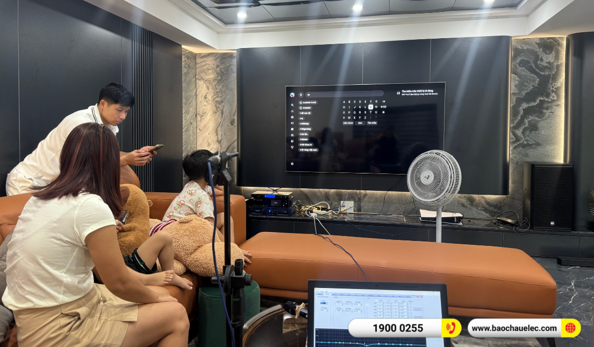 Lắp đặt dàn karaoke RCF hơn 81tr cho anh Thanh tại Đà Nẵng