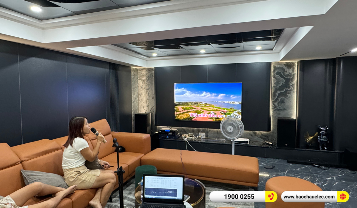 Lắp đặt dàn karaoke RCF hơn 81tr cho anh Thanh tại Đà Nẵng