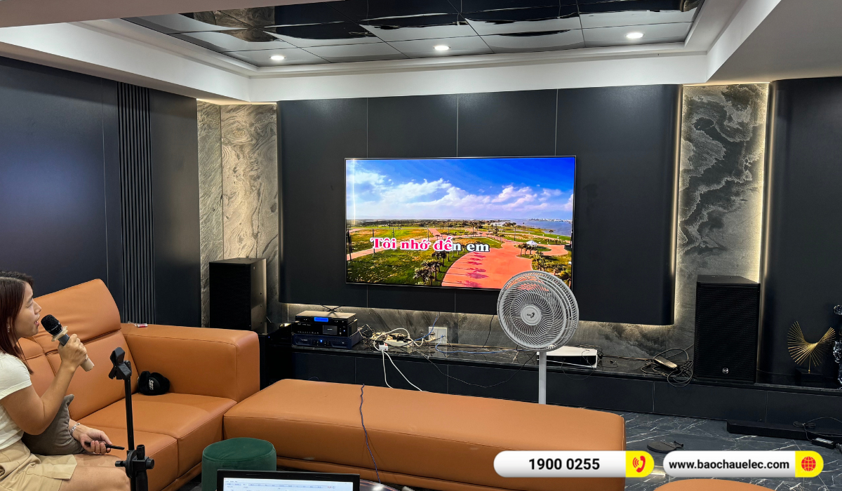 Lắp đặt dàn karaoke RCF hơn 81tr cho anh Thanh tại Đà Nẵng