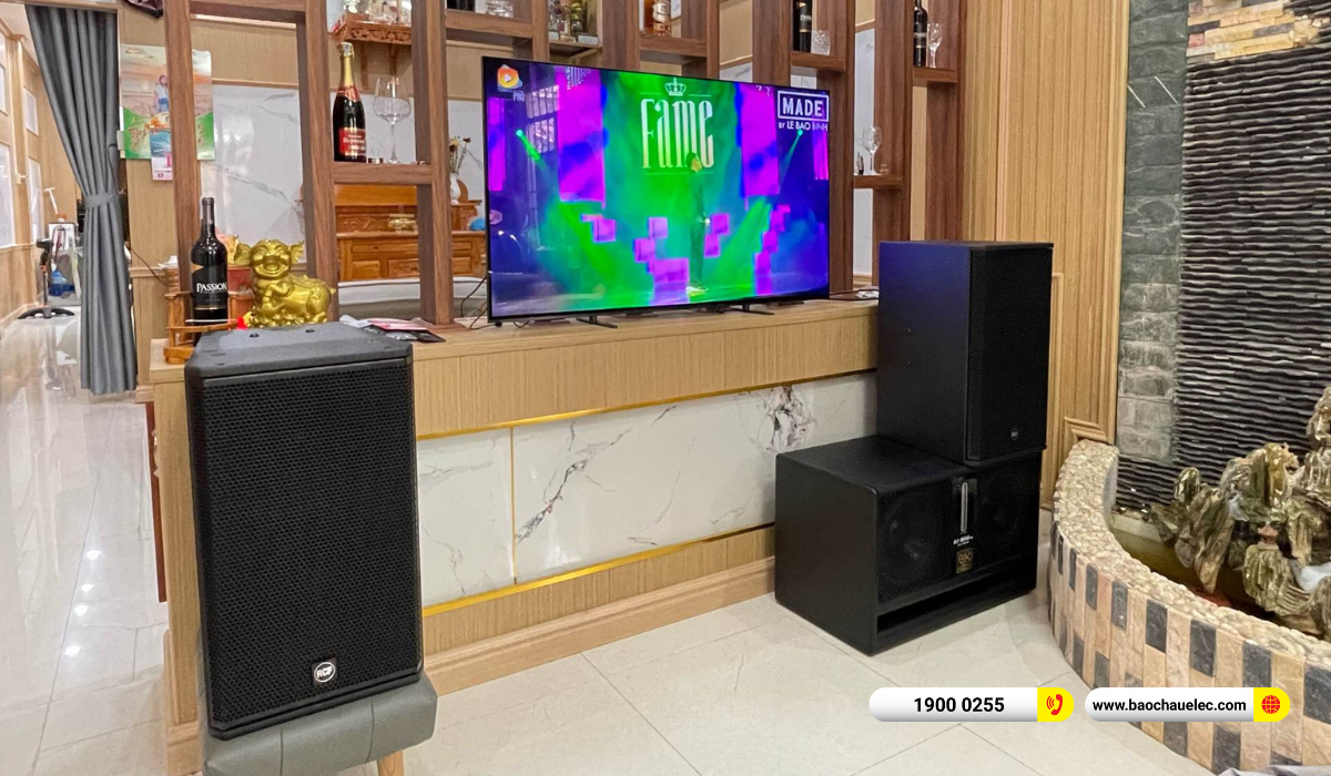 Lắp đặt dàn karaoke RCF hơn 84tr cho anh Tuân tại Cần Thơ