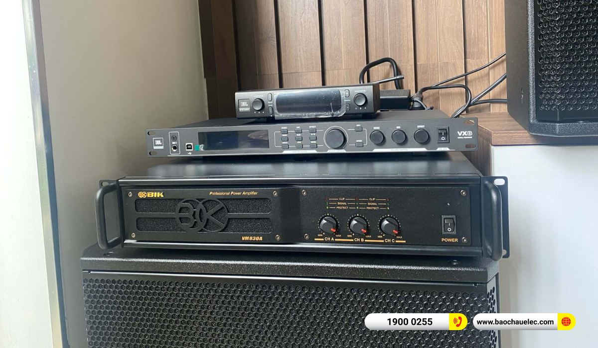 Lắp đặt dàn karaoke RCF hơn 90tr cho anh Quý tại TPHCM