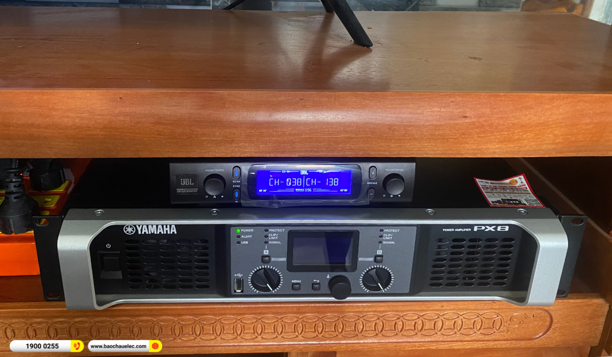 Lắp đặt dàn karaoke Yamaha gần 95tr cho anh Minh tại TP HCM