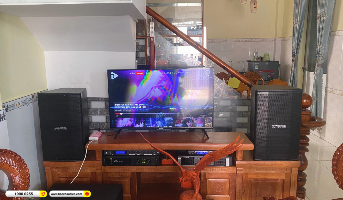 Lắp đặt dàn karaoke Yamaha gần 95tr cho anh Minh tại TP HCM