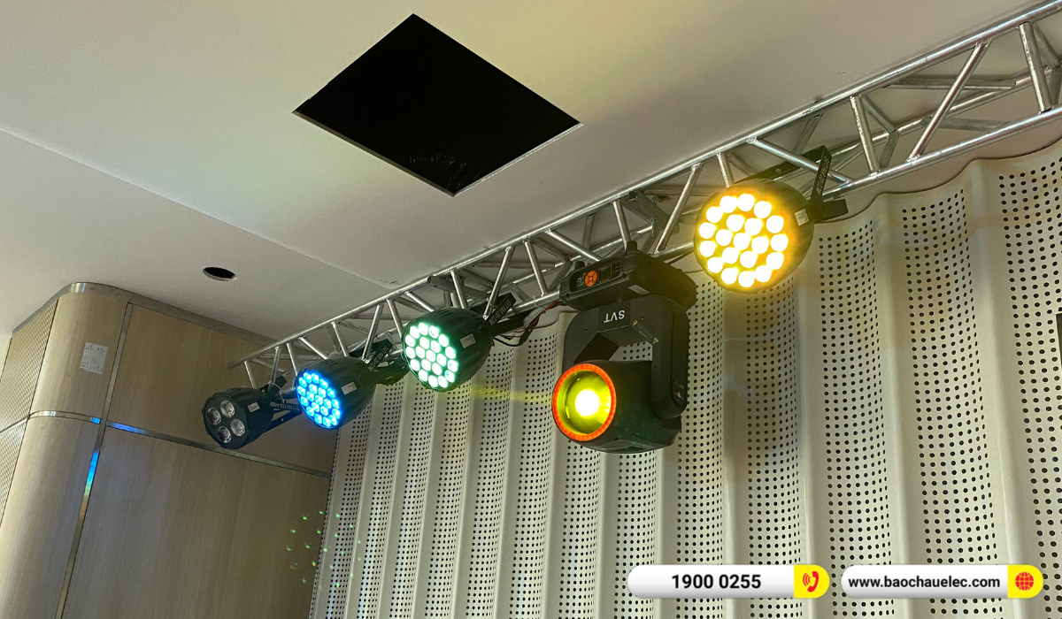 Lắp đặt dàn Line Array Actpro cho Công ty HATECO tại Hải Phòng