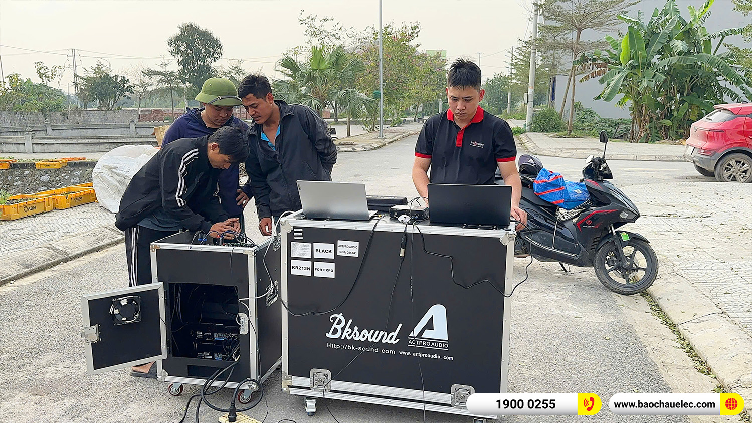 Lắp đặt dàn Line Array Actpro sự kiện, đám cưới hơn 242tr cho anh Hoan tại Hà Nam