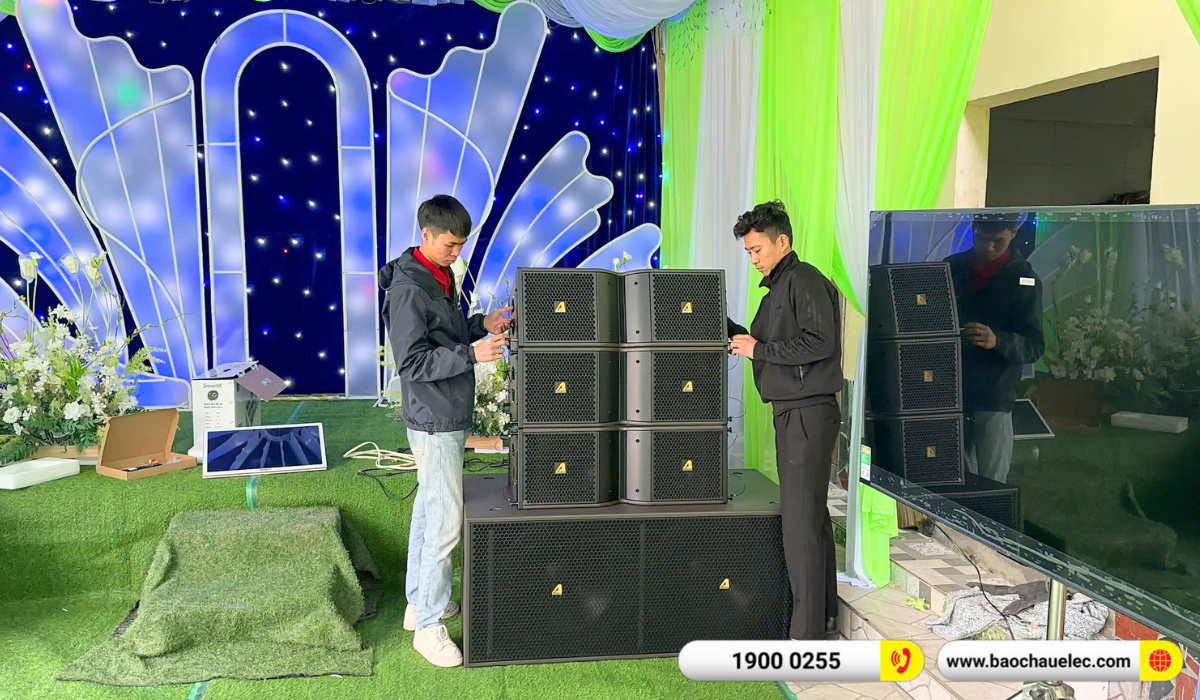 Lắp đặt dàn Line Array Actpro sự kiện, đám cưới hơn 171tr cho anh Lý tại Vĩnh Phúc