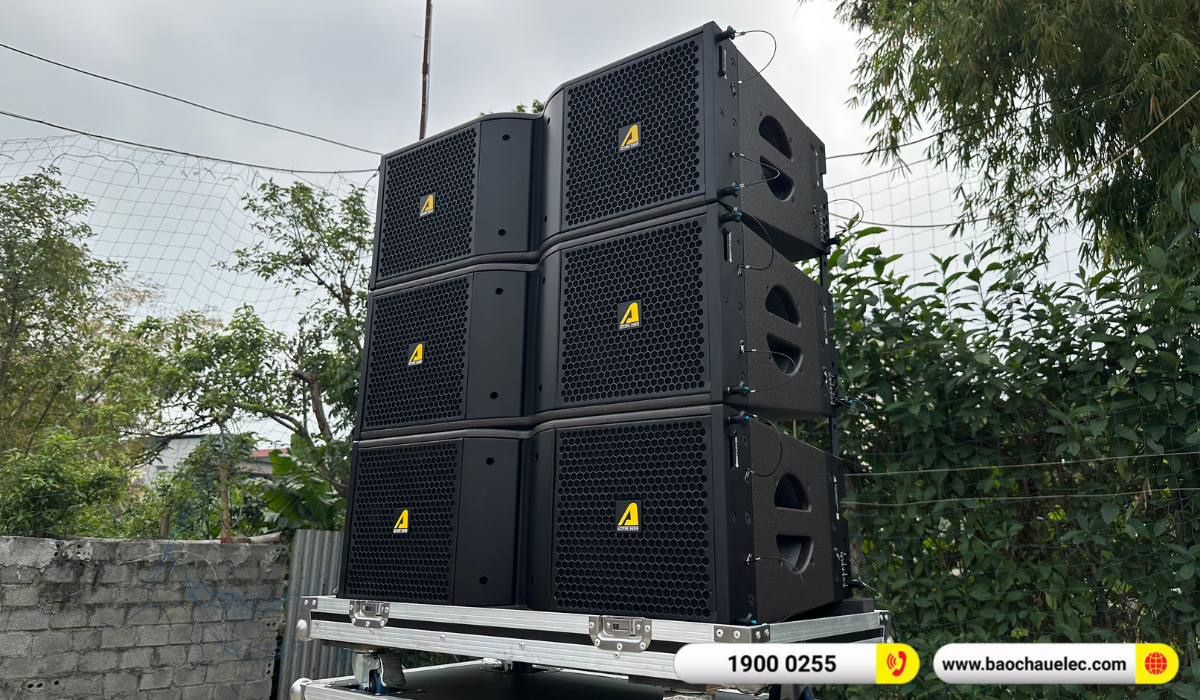 Lắp đặt dàn Line Array Actpro sự kiện, đám cưới hơn 195tr cho anh Tùng tại Hải Dương