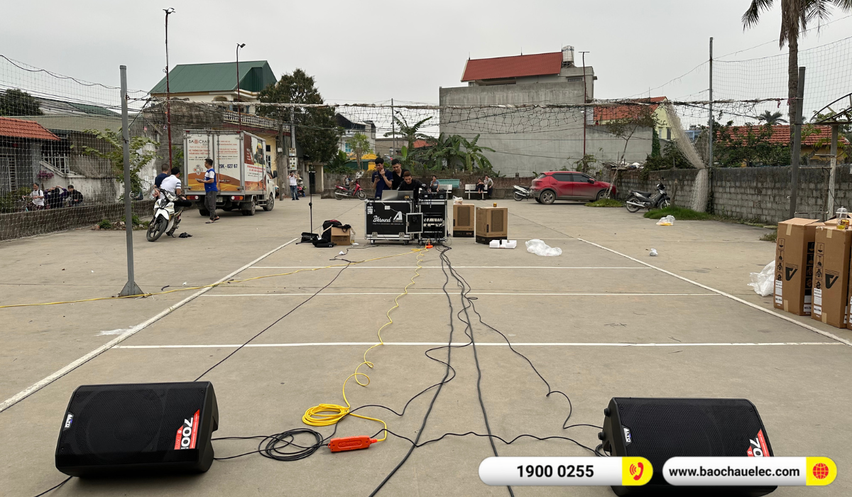 Lắp đặt dàn Line Array Actpro sự kiện, đám cưới hơn 195tr cho anh Tùng tại Hải Dương