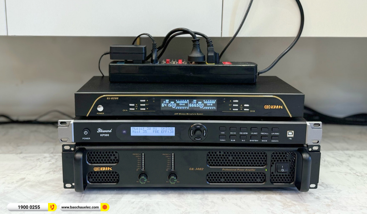 Lắp đặt dàn nghe nhạc Klipsch gần 37tr cho anh Nhật tạ Đà Nẵng