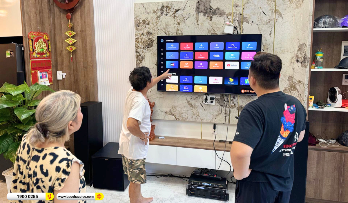 Lắp đặt dàn nghe nhạc Klipsch gần 37tr cho anh Nhật tạ Đà Nẵng