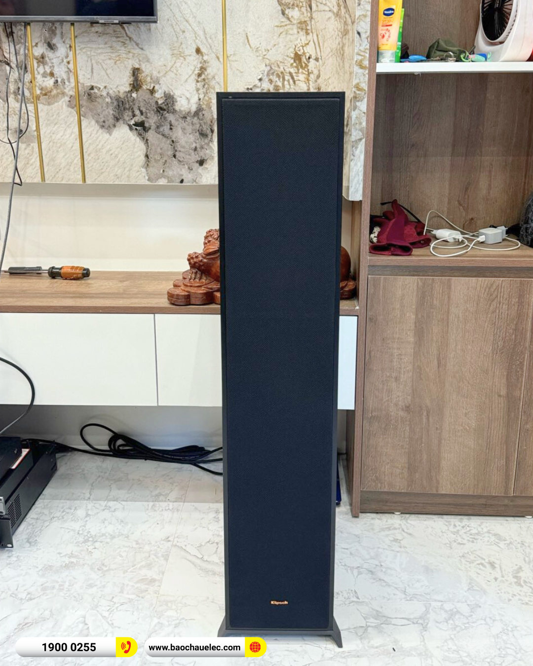 Lắp đặt dàn nghe nhạc Klipsch gần 37tr cho anh Nhật tạ Đà Nẵng