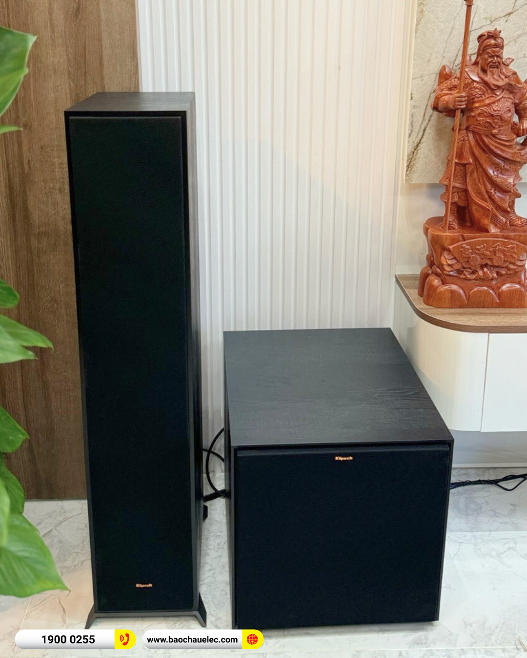 Lắp đặt dàn nghe nhạc Klipsch gần 37tr cho anh Nhật tạ Đà Nẵng