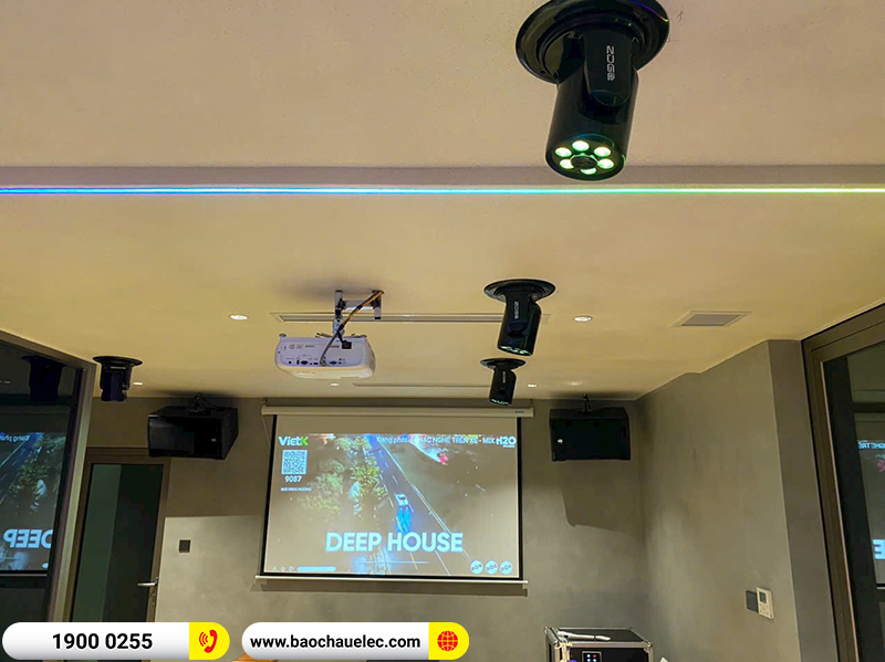 Lắp đặt hệ thống âm thanh, ánh sáng phòng karaoke gia đình