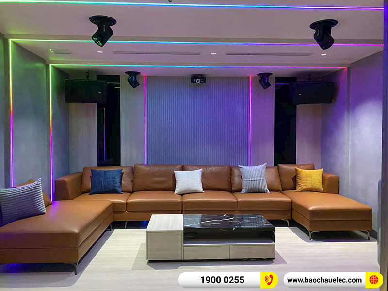 Lắp đặt hệ thống âm thanh, ánh sáng phòng karaoke gia đình