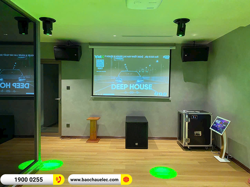 Lắp đặt hệ thống âm thanh, ánh sáng phòng karaoke gia đình