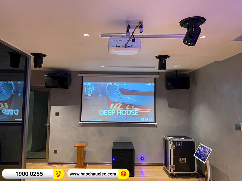Lắp đặt hệ thống âm thanh, ánh sáng phòng karaoke gia đình
