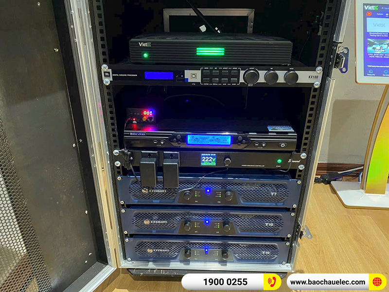 Lắp đặt hệ thống âm thanh, ánh sáng phòng karaoke gia đình