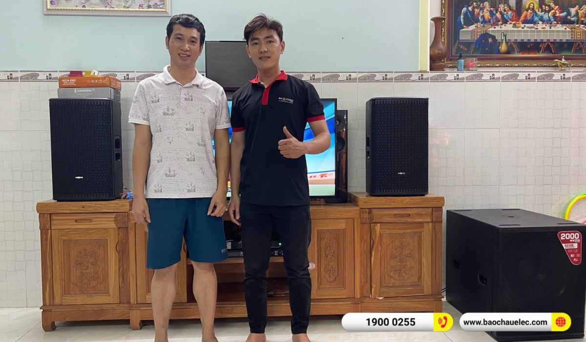 Lắp đặt hệ thống karaoke Audiocenter cho chị Ngân tại Bình Dươn