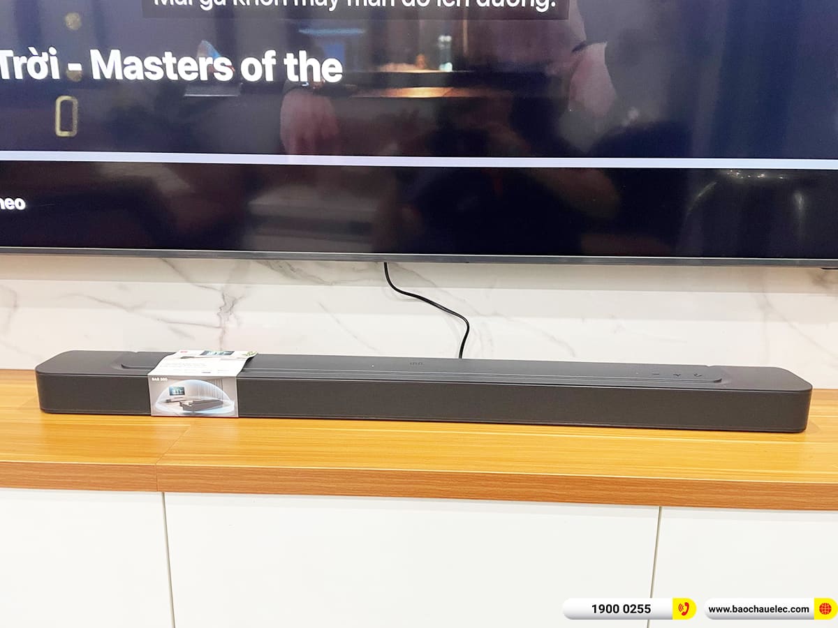 Lắp đặt loa soundbar JBL Bar 500 hơn 12tr cho anh Ngọ ở TPHCM