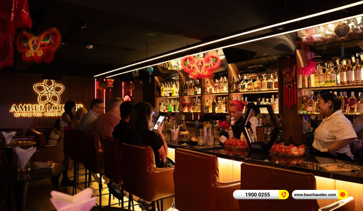 Lắp đặt phòng hát kinh doanh BIK hơn 60tr cho quán Amber Lounge tại TP HCM