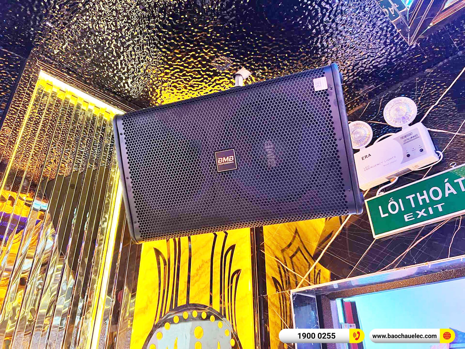 Lắp đặt thêm 3 phòng hát kinh doanh BMB hơn 400tr cho quán karaoke Dấu Ấn 2 tại Quảng Bình (BMB 1212SE, JBL KP4012 G2, KX180A,…)