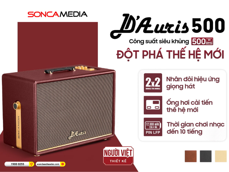 Loa Acnos D&rsquo;Auris 500