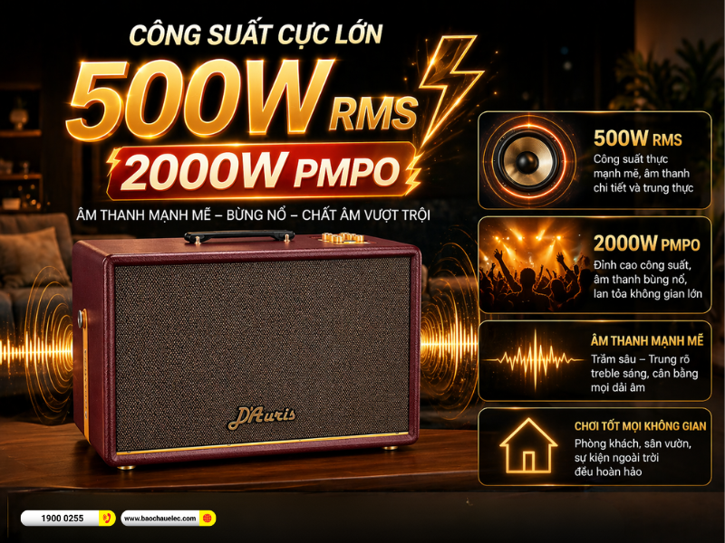 Loa Acnos D&rsquo;Auris 500