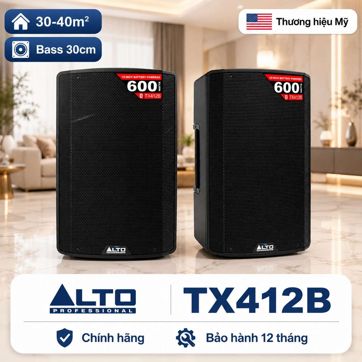 Loa Alto TX412B (Đen)