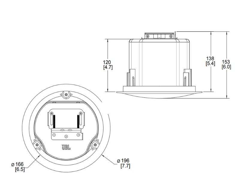 Loa âm trần JBL Control 12CT