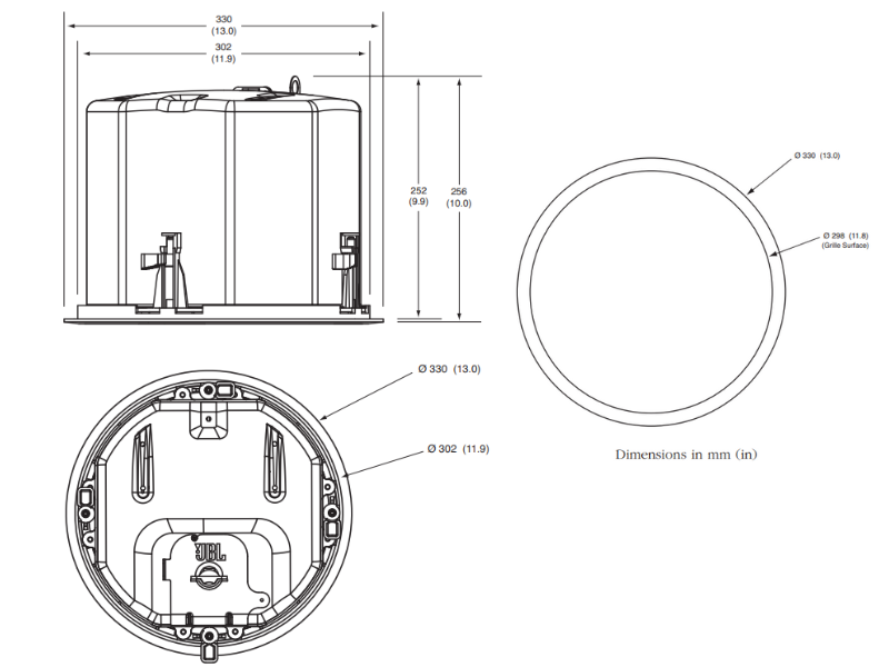 Loa âm trần JBL Control 226C/T