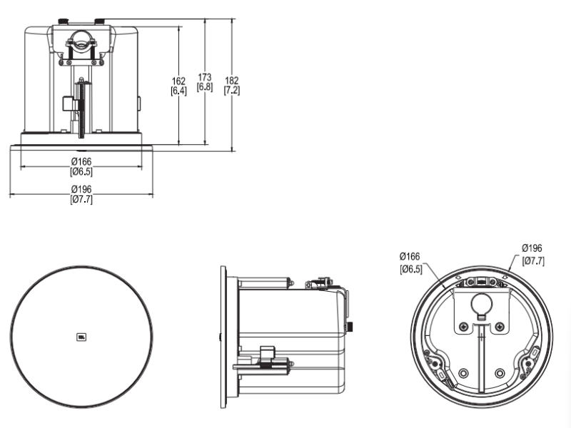 Loa âm trần JBL Control 424C/T