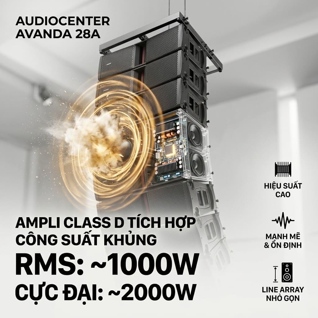 Loa array Audiocenter Avanda 28A