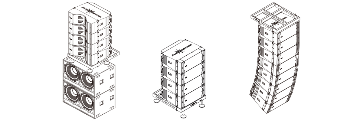 Loa array Audiocenter K-LA210